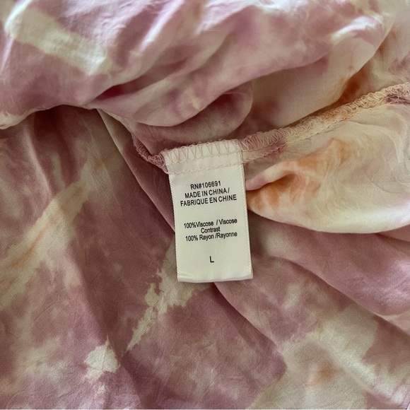 Young Fabulous & Broke Dresses Prairie Dress In Peach Bamboo Wash - Picture 7 of 12